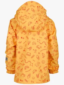 Børn Didriksons Norma Skaljakke, Doodle Papaya Orange