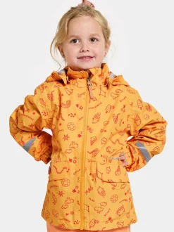 Børn Didriksons Norma Skaljakke, Doodle Papaya Orange