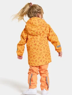 Børn Didriksons Norma Skaljakke, Doodle Papaya Orange