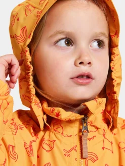 Børn Didriksons Norma Skaljakke, Doodle Papaya Orange