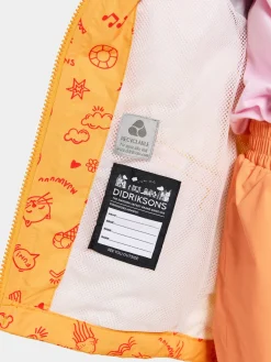 Børn Didriksons Norma Skaljakke, Doodle Papaya Orange