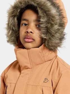 Børn Didriksons Oxid Vinterjakke, Almond Brown