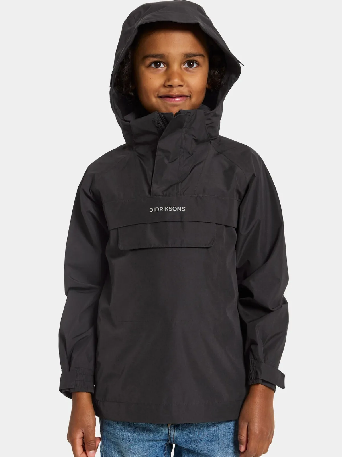 Overtøj|Didriksons Pi Anorak, Sort