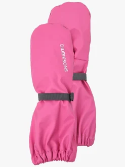 Børn Didriksons Pileglove Forede Regnvanter, Sweet Pink