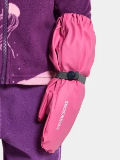 Børn Didriksons Pileglove Forede Regnvanter, Sweet Pink