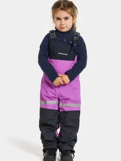 Overtøj|Didriksons Pilvi Skalbukser, Tulip Purple Lilla/Sort