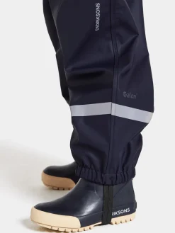 Børn Didriksons Plaskeman Regnbukser, Navy