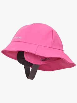 Børn Didriksons Regntøj|Tilbehør-Regnhat, Sweet Pink