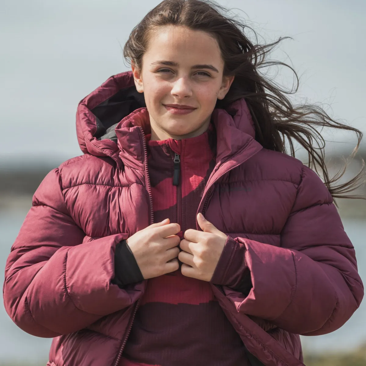Børn Didriksons Scoria Dynejakke, Anemon Red