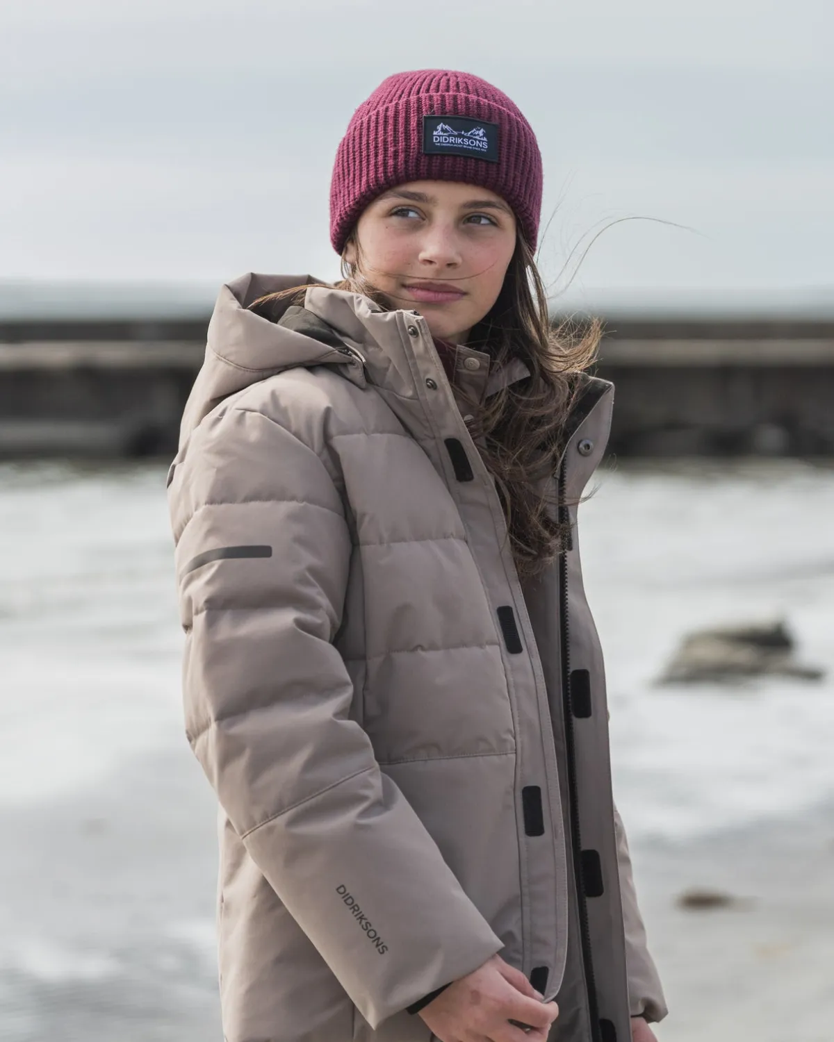 Børn Didriksons Silikat Vinterjakke, Ash Brown