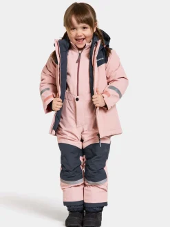 Børn Didriksons Vintertøj-Skare Skisæt, Dusty Pink