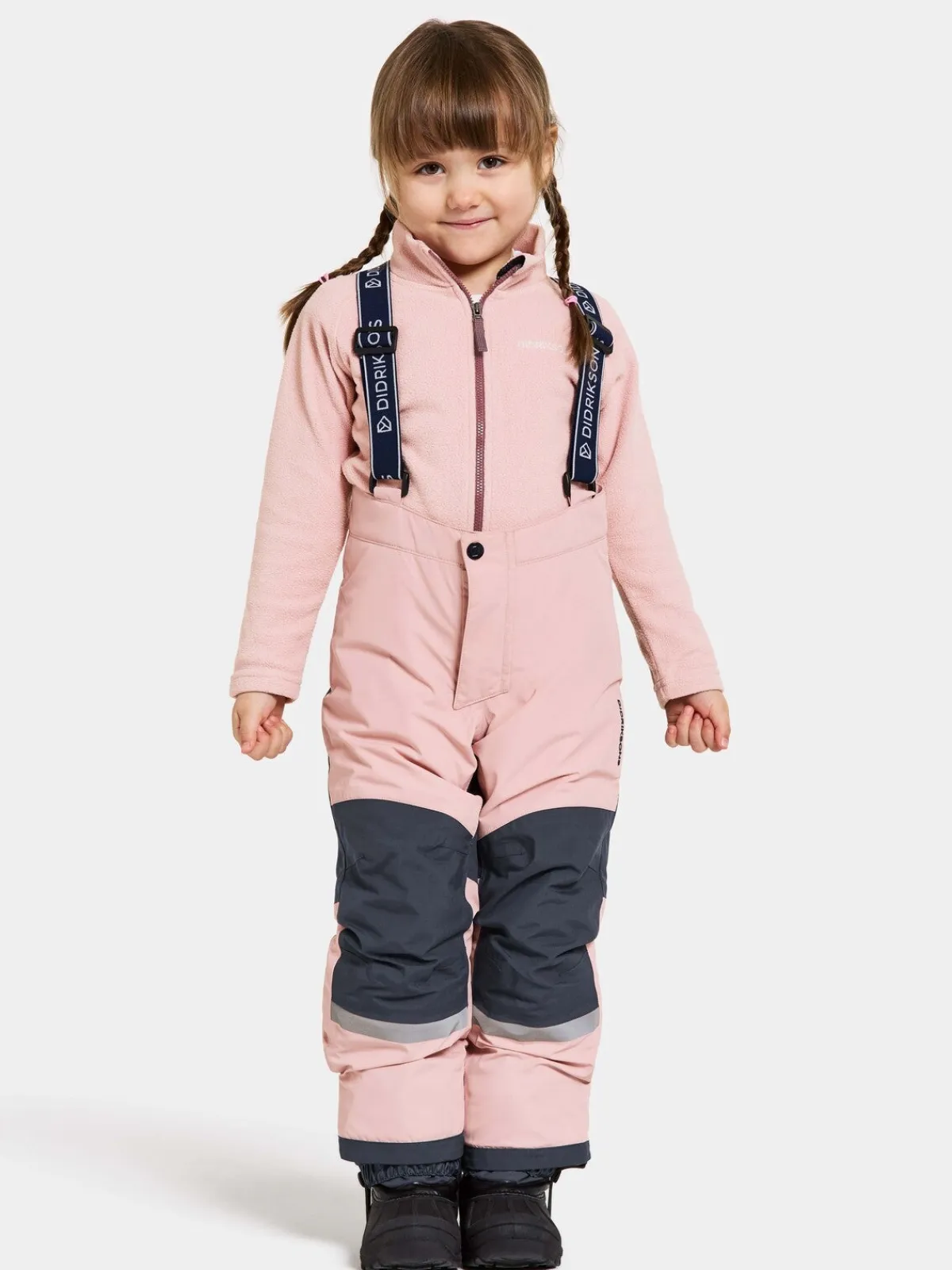 Børn Didriksons Vintertøj-Skare Skisæt, Dusty Pink