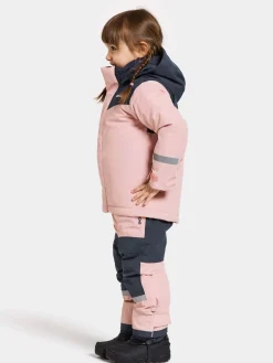 Børn Didriksons Vintertøj-Skare Skisæt, Dusty Pink