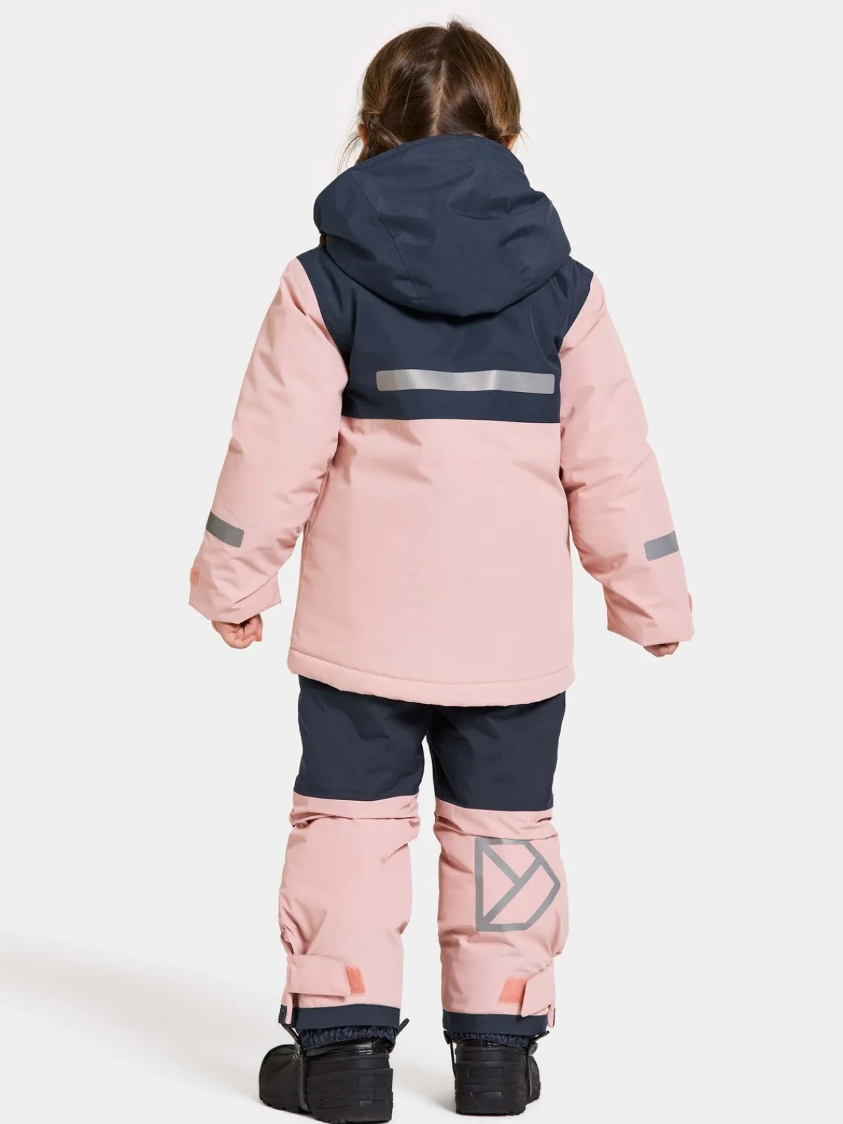 Børn Didriksons Vintertøj-Skare Skisæt, Dusty Pink