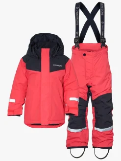 Vintertøj|Didriksons Skare Skisæt, Modern Pink Lyserød/Sort