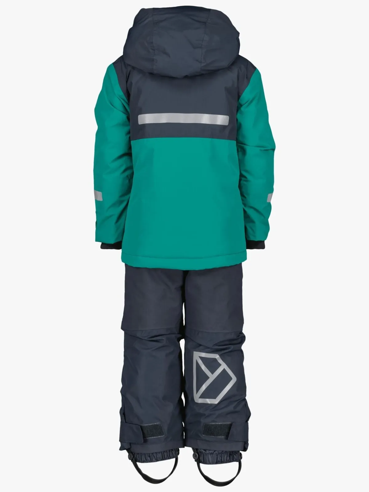 Børn Didriksons Skare Skisæt, Petrol Green