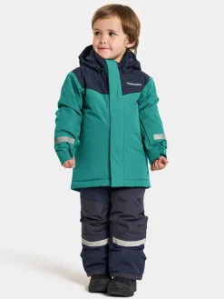 Børn Didriksons Skare Skisæt, Petrol Green