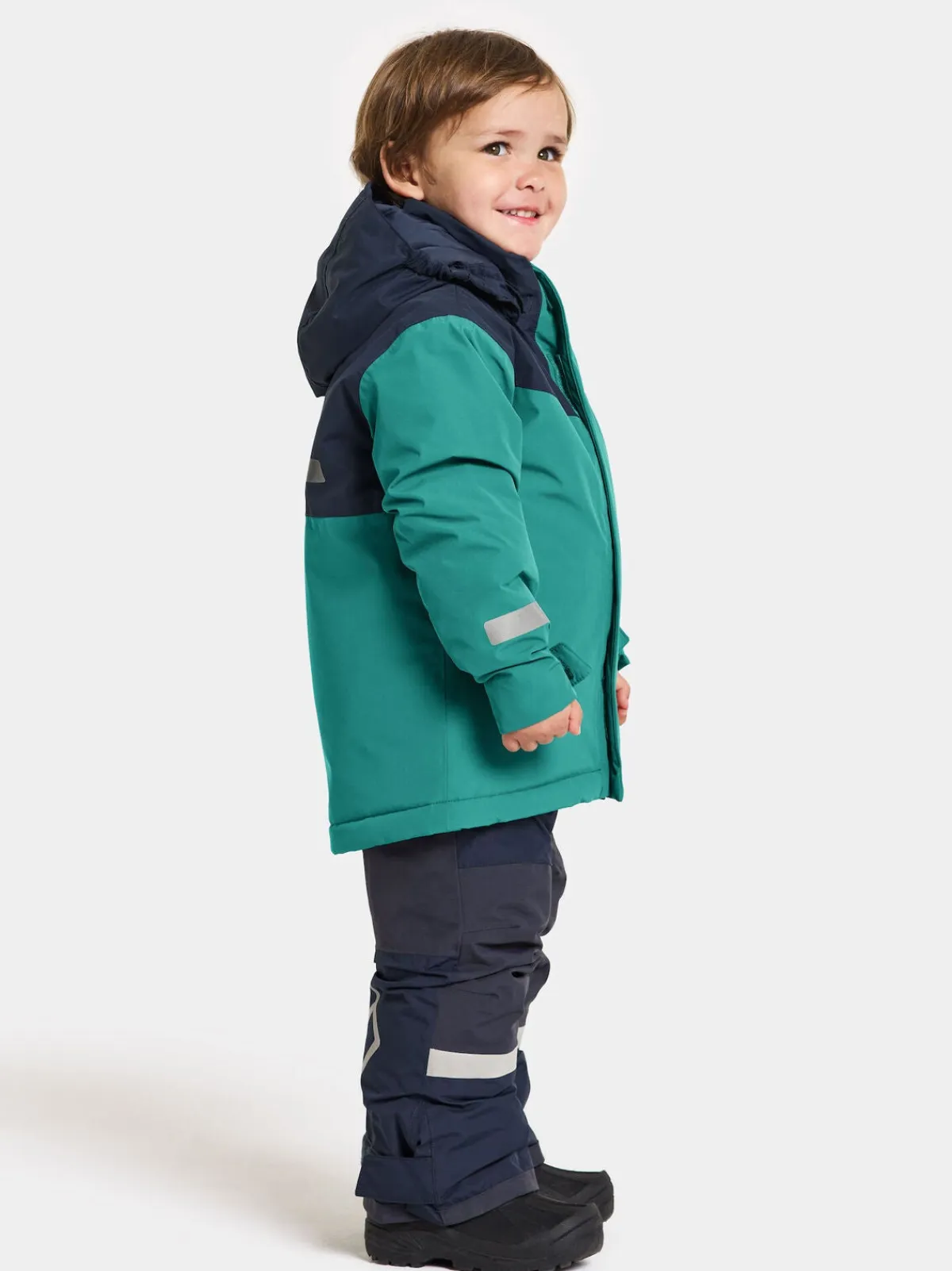 Børn Didriksons Skare Skisæt, Petrol Green