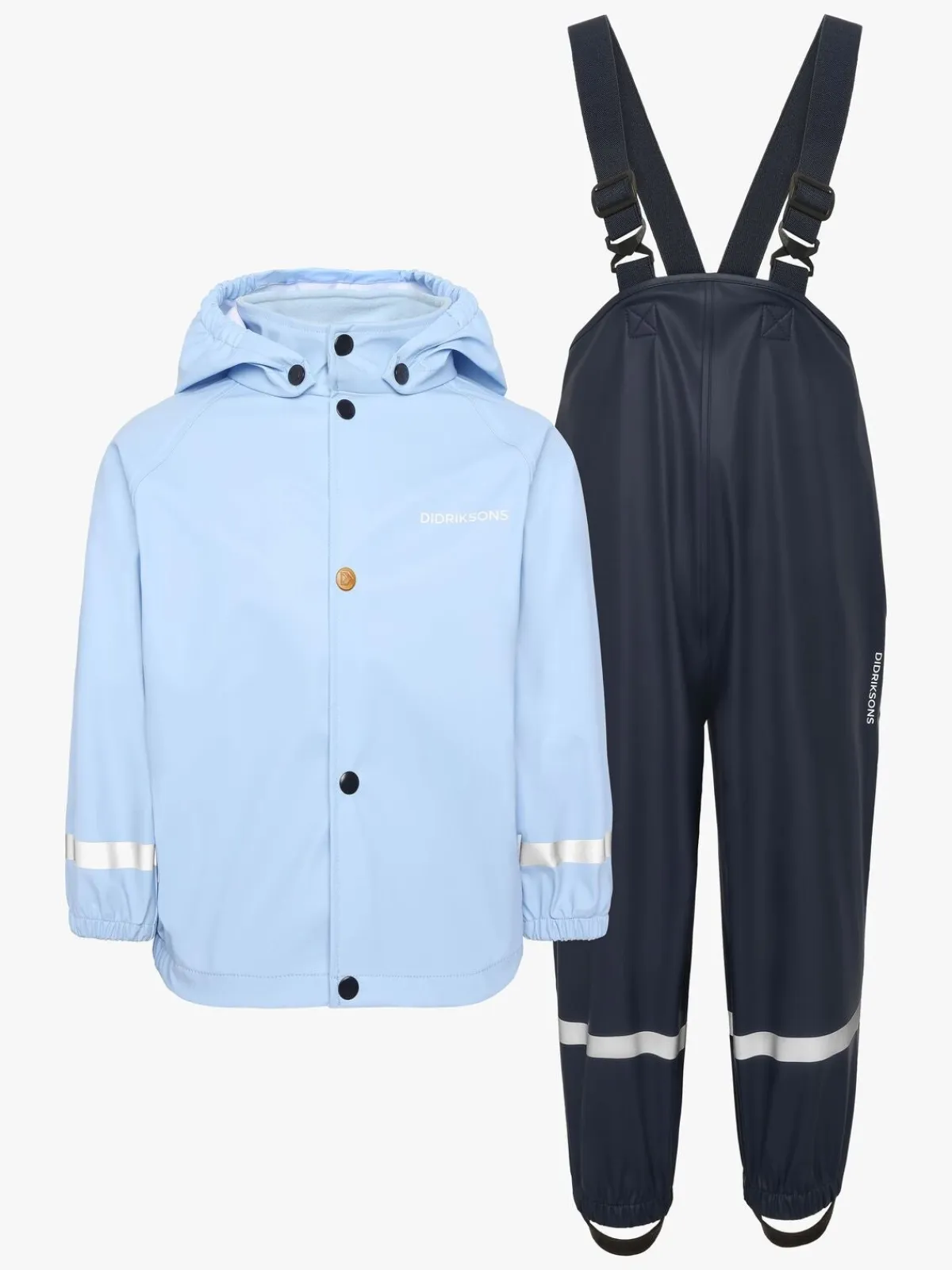 Regntøj|Didriksons Slaskeman Regnsæt, Light Sea Blue Blå