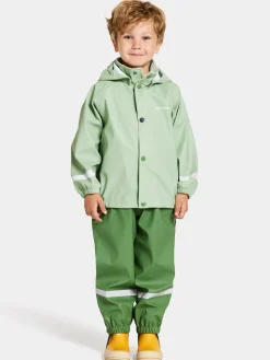 Regntøj|Didriksons Slaskeman Regnsæt, Light Algae Green