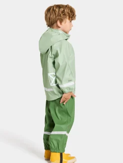 Regntøj|Didriksons Slaskeman Regnsæt, Light Algae Green