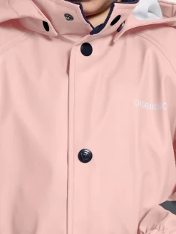 Børn Didriksons Regntøj-Slaskeman Regnsæt, Dusky Pink