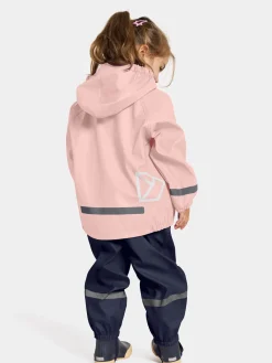 Børn Didriksons Regntøj-Slaskeman Regnsæt, Dusky Pink