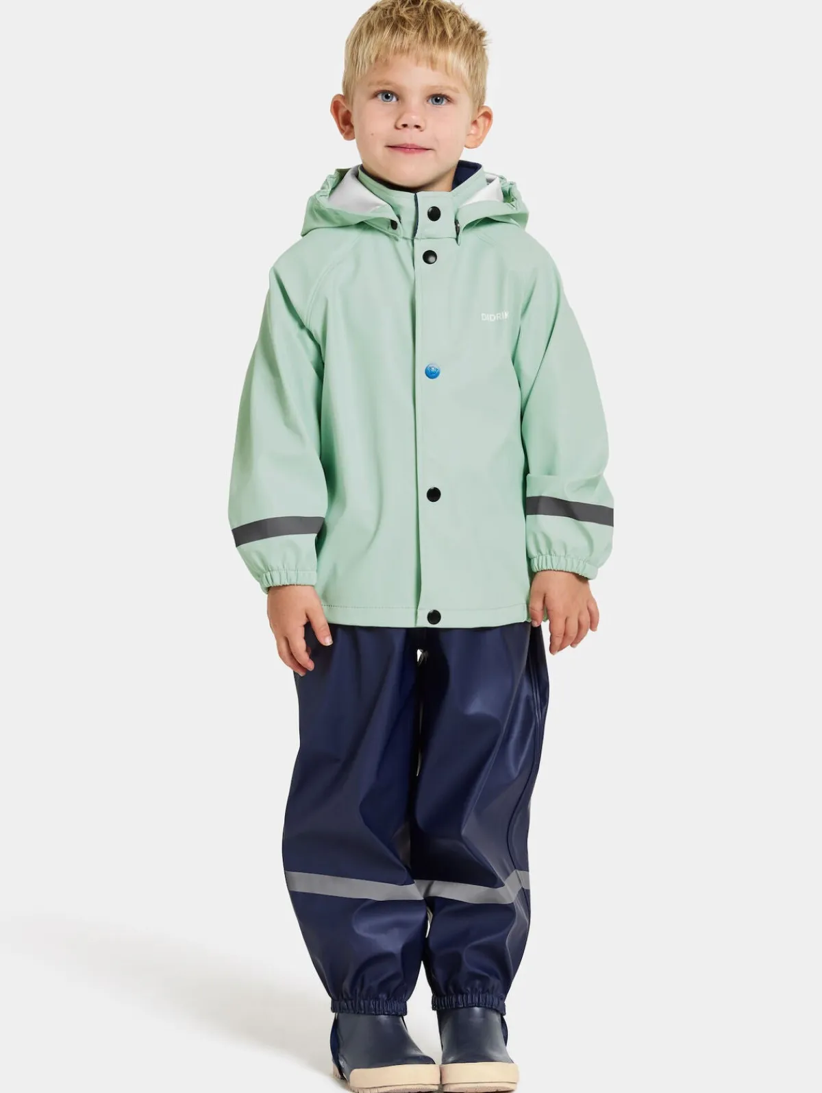 Børn Didriksons Regntøj-Slaskeman Regnsæt, Pale Mint