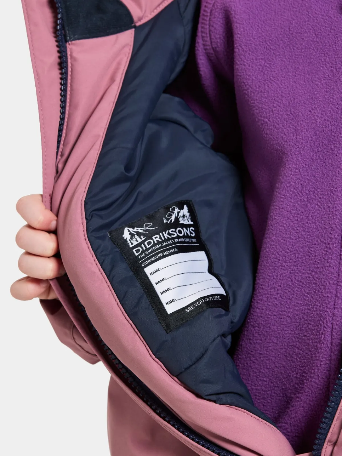 Børn Didriksons Talvi Flyverdragt, Heather Pink
