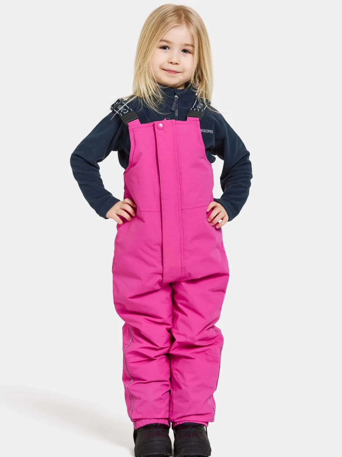 Børn Didriksons Tarfala Overtræksbukser, Plastic Pink