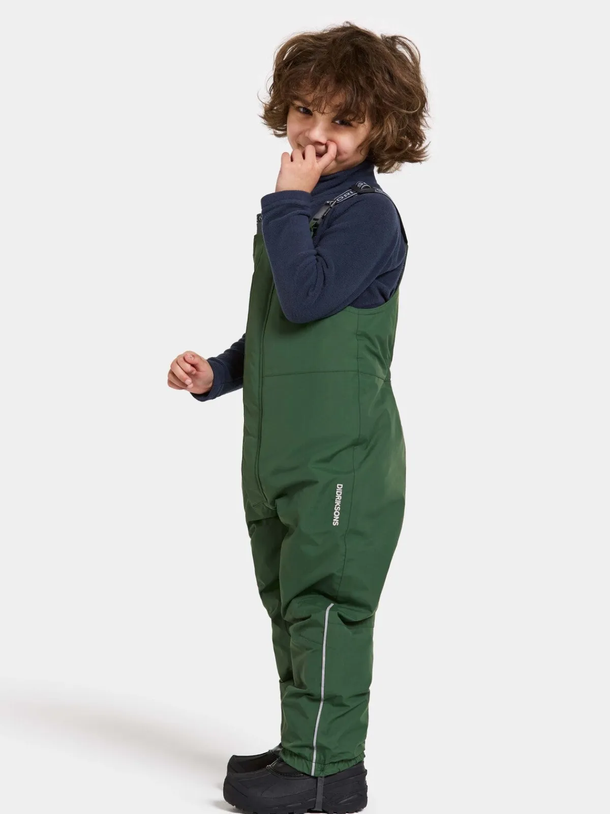 Børn Didriksons Tarfala Overtræksbukser, Pine Green