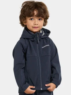 Børn Didriksons Troel Softshelljakke, Navy