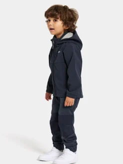 Børn Didriksons Troel Softshelljakke, Navy