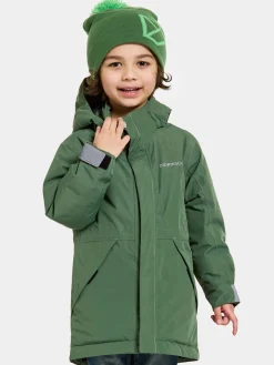Børn Didriksons Vintertøj-Tundran Vinterjakke, Pine Green