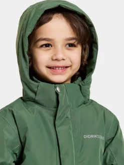 Børn Didriksons Vintertøj-Tundran Vinterjakke, Pine Green