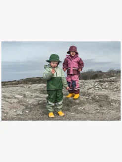Børn Didriksons Regntøj-Waterman Regnsæt, Pine Green