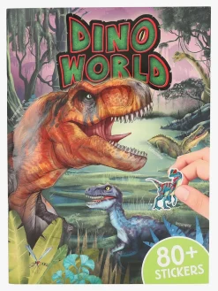 Kreativt Legetøj|DinoWorld Dino World Kreabog med Skumklistermærker