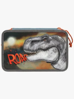 DinoWorld Dino World Roar Tredelt Penalhus, Grå