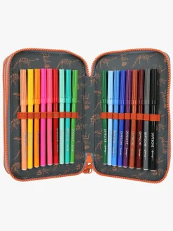 DinoWorld Dino World Roar Tredelt Penalhus, Grå