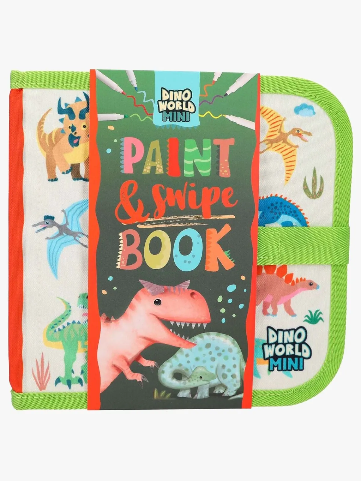 Kreativt Legetøj|DinoWorld Malebog Mal og Visk Ud