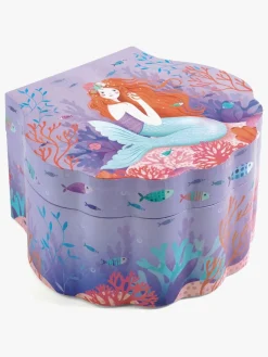 Børn Djeco Enchanted Mermaid Smykkeskrin Spilledåse