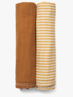 DockATot Stofbleer, Nusseklude & Babytæpper-Babysvøb, Golden Stripe/Pumpkin Spice