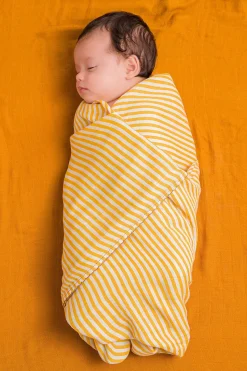 DockATot Stofbleer, Nusseklude & Babytæpper-Babysvøb, Golden Stripe/Pumpkin Spice