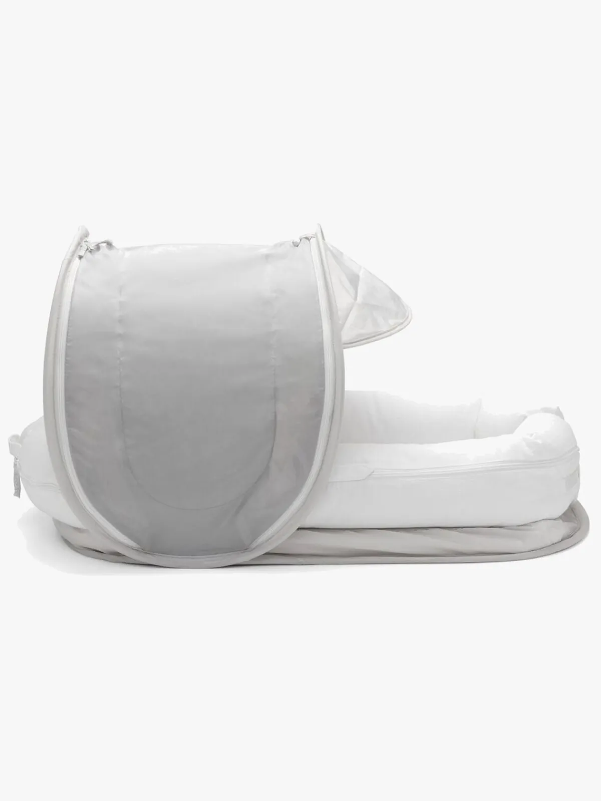 Børn DockATot Børnesenge & Tilbehør-Deluxe+ Betræk Cabana Kit Stone, Grey