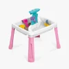 DOLU Togbaner & Legeborde-Sand, Water & Creativity Legebord, Pink