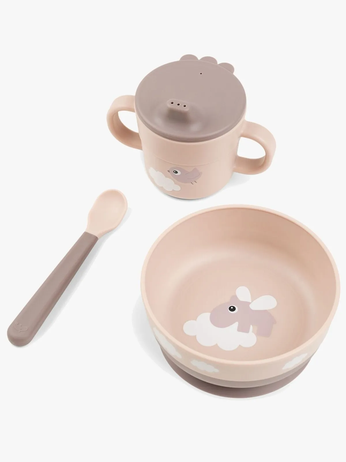 DoneByDeer Done By Deer Foodie Madsæt Happy Clouds, Powder