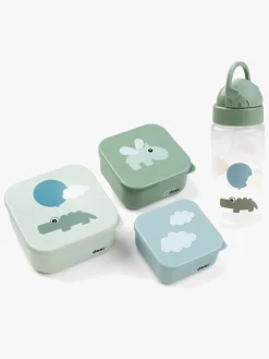 DoneByDeer Done By Deer Happy Clouds Madkasse & Flaske, Green