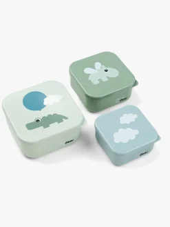 DoneByDeer Done By Deer Happy Clouds Madkasse & Flaske, Green