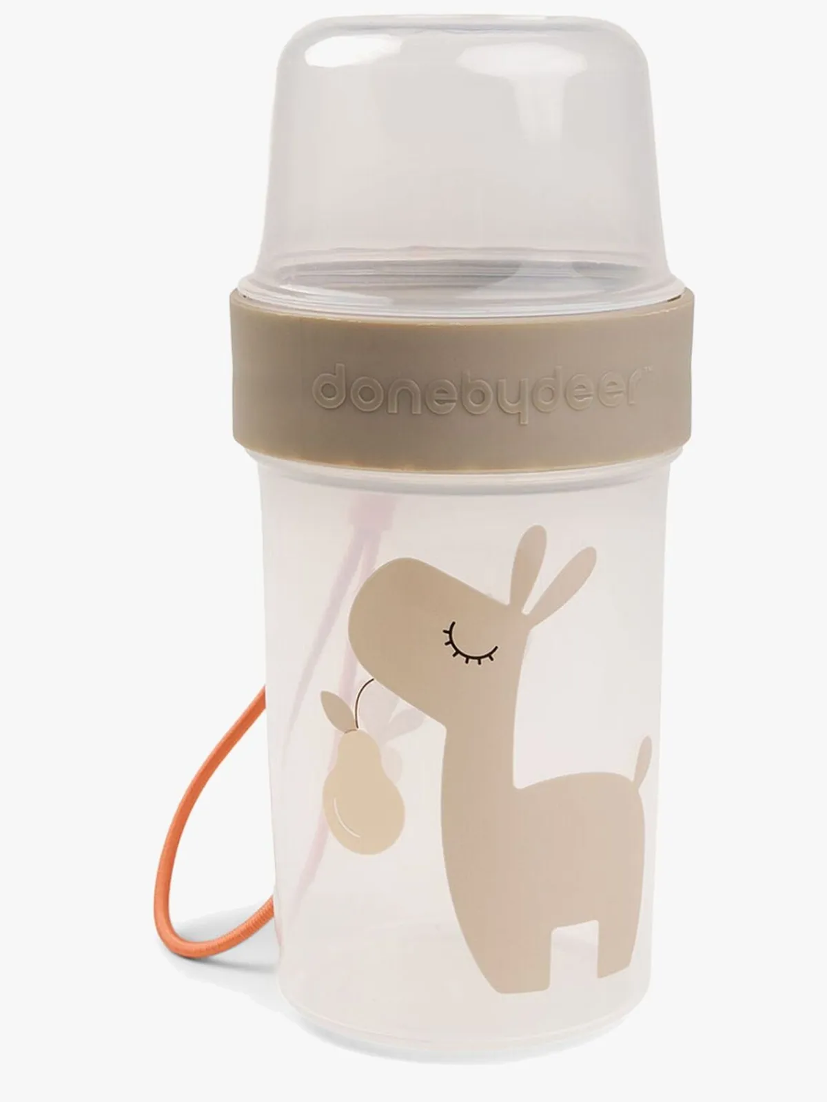 DoneByDeer Done By Deer Lalee To Go Two-Way Snackbeholder, Sand