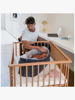 Børn Doomoo Babynest/lift 3-i-1, Grå